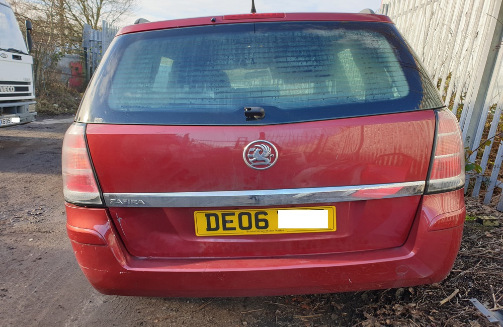 Vauxhall Zafira Club 16V Tailgate